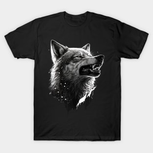 Wolf Black & White 0.1 T-Shirt